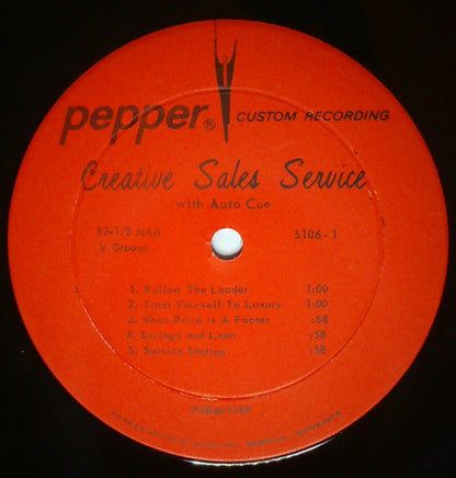 Creative Sales Service With Auto Cue - secondary