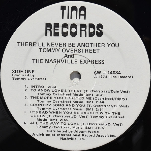 Tommy Overstreet, The Nashville Express - There'll NEVER Be Another First Time