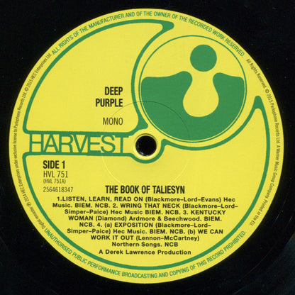 The Book Of Taliesyn - secondary
