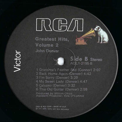 John Denver's Greatest Hits, Volume Two - secondary