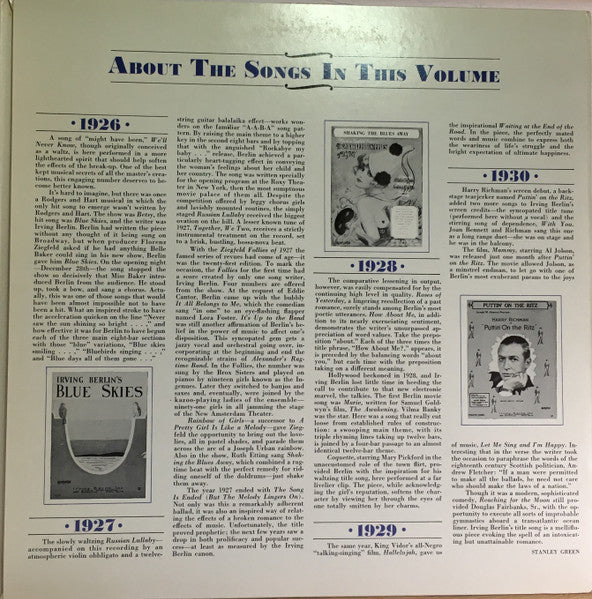 All By Myself: Vol. 2: Puttin' On The Ritz; The Years 1926 - 1930 - secondary