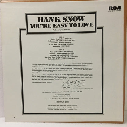 You're Easy To Love - secondary