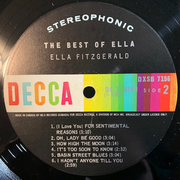 The Best Of Ella Fitzgerald - secondary