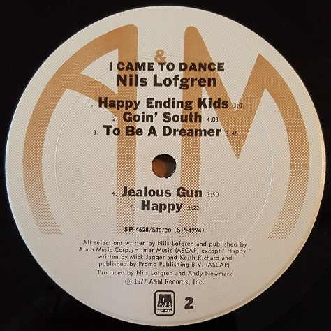 I Came To Dance - secondary