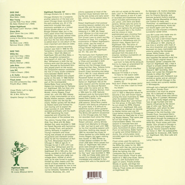 Chicago Slickers Volume 2  1948 - 1955 - secondary