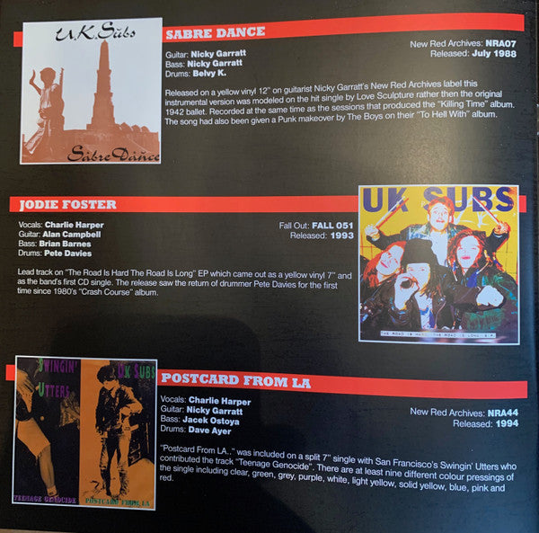 1977 - 2017 40 Years Of U.K. Subs Singles - secondary