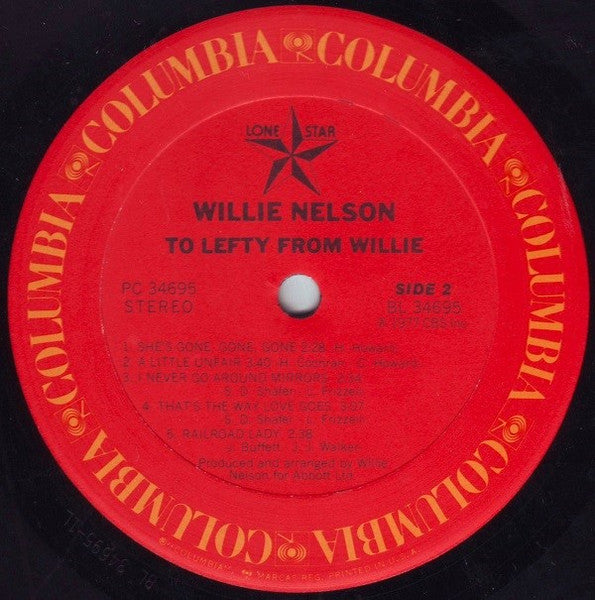 To Lefty From Willie - secondary