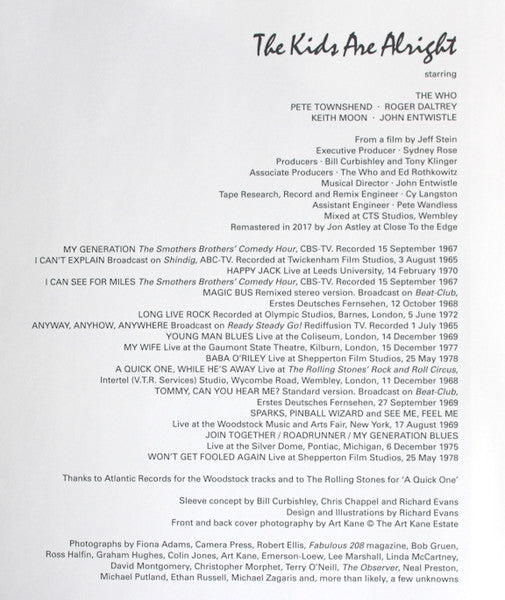 The Kids Are Alright (Music From The Soundtrack Of The Movie) - secondary