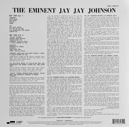 The Eminent Jay Jay Johnson Volume 1 - secondary
