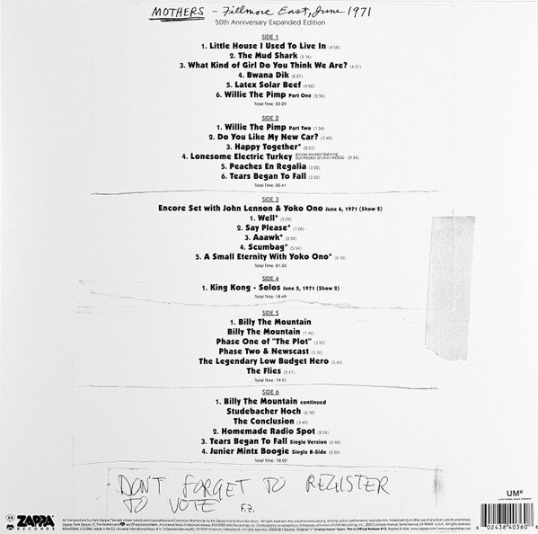 Fillmore East - June 1971 - secondary