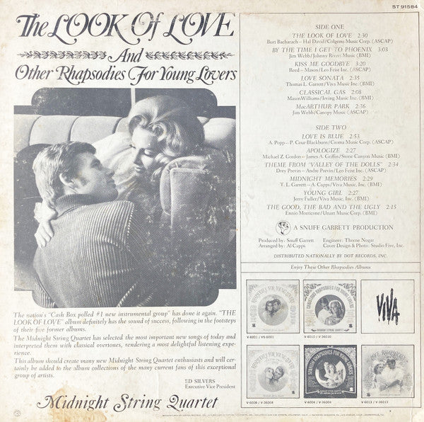 Midnight String Quartet - The Look Of Love And Other Rhapsodies For Young Lovers