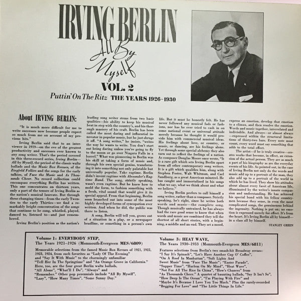 All By Myself: Vol. 2: Puttin' On The Ritz; The Years 1926 - 1930 - secondary