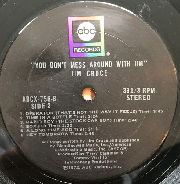You Don't Mess Around With Jim - secondary