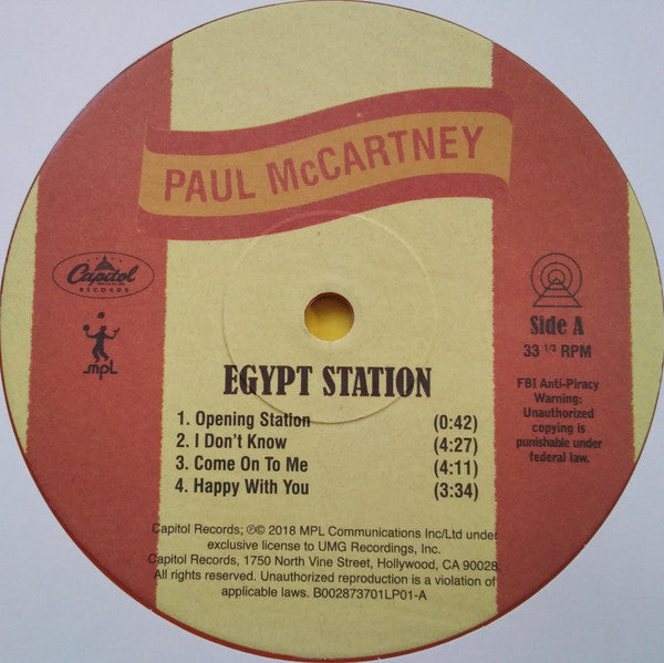 Egypt Station - secondary