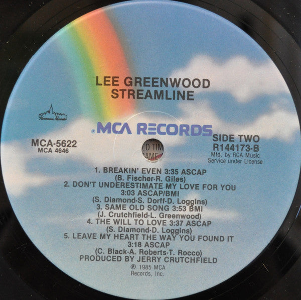 Lee Greenwood - Streamline