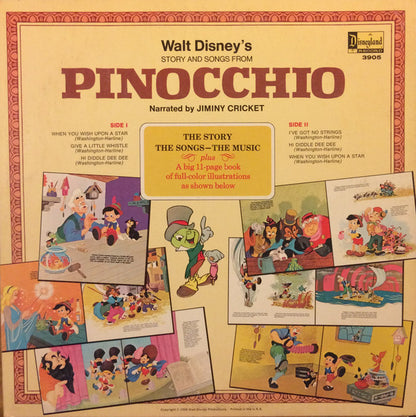 Walt Disney's Story And Songs From Pinocchio - secondary