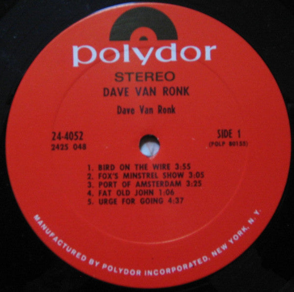 Van Ronk - secondary