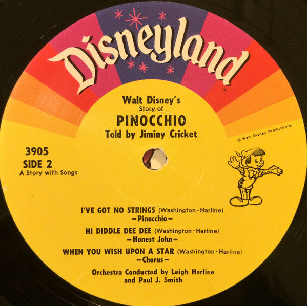 Walt Disney's Story And Songs From Pinocchio - secondary