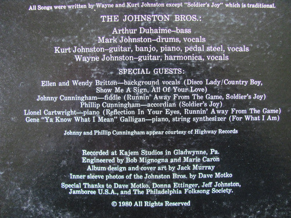 The Johnston Bros. - secondary