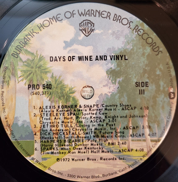 Days Of Wine And Vinyl - secondary