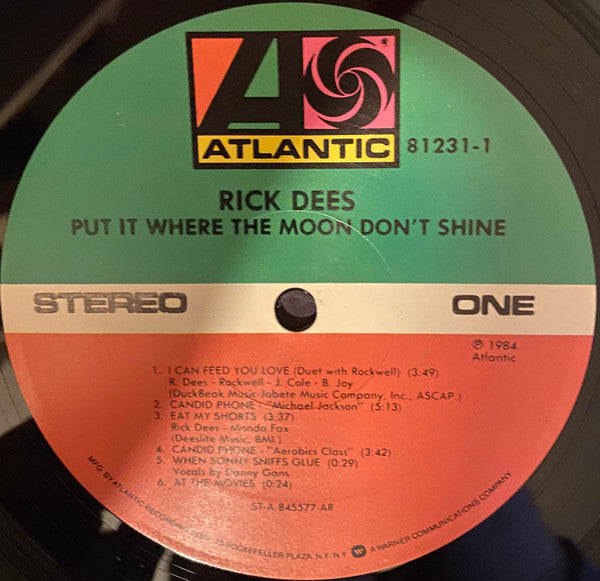 Rick Dees - Put It Where The Moon Don't Shine
