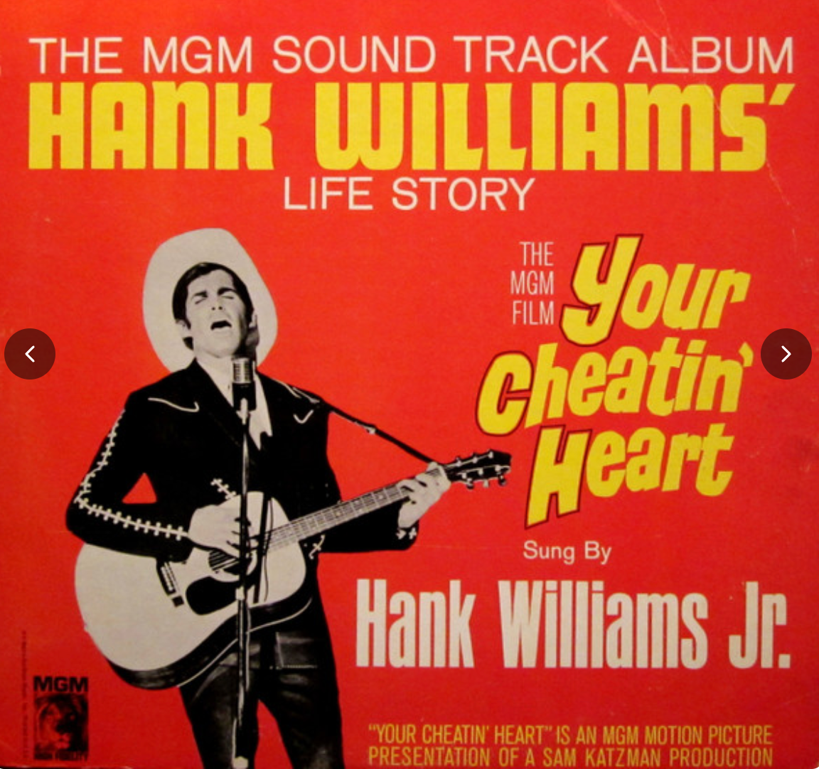 Hank Williams Jr. - Your Cheatin' Heart (Original Motion Picture Sound Track)