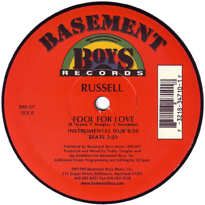 12" Single: Russell - Fool For Love