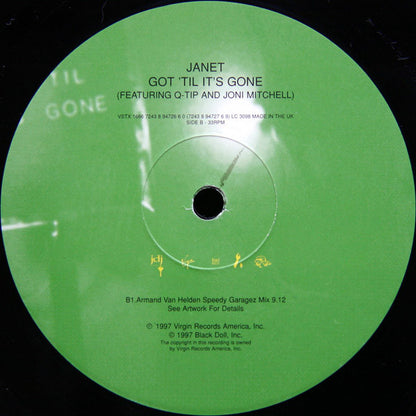 12" Single: Janet Jackson, Q-Tip, Joni Mitchell - Got 'Til It's Gone