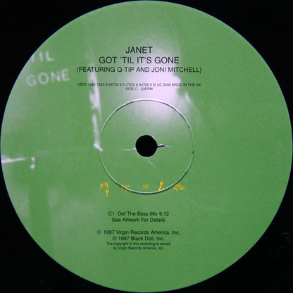 12" Single: Janet Jackson, Q-Tip, Joni Mitchell - Got 'Til It's Gone