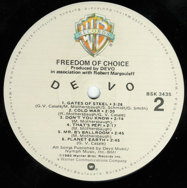 Freedom Of Choice - secondary