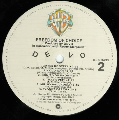 Freedom Of Choice - secondary