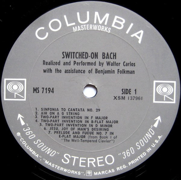 Switched-On Bach - secondary
