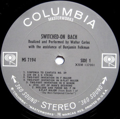 Switched-On Bach - secondary