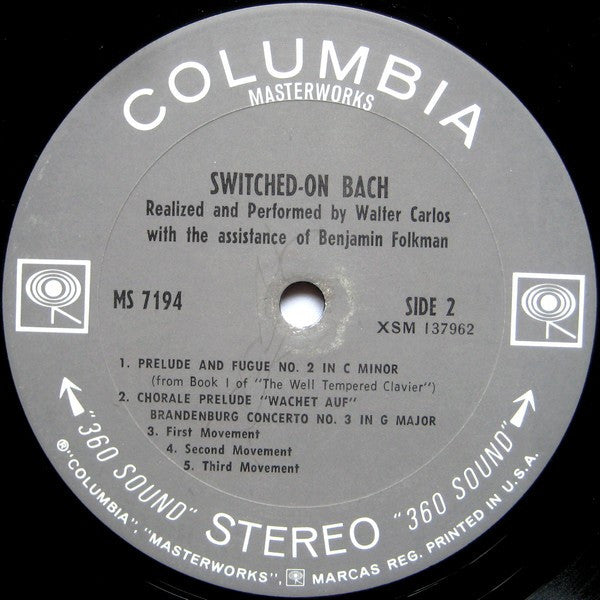 Switched-On Bach - secondary