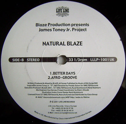 Blaze, James Toney Jr. Project - Natural Blaze
