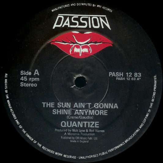 Quantize - The Sun Aint Gonna Shine Anymore