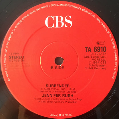 12" Single: Jennifer Rush - Madonna's Eyes