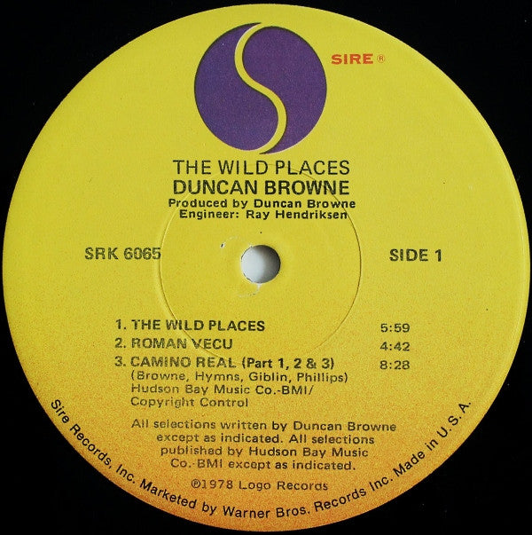 Duncan Browne - The Wild Places