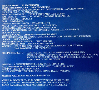 The Alan Parsons Project - Eve