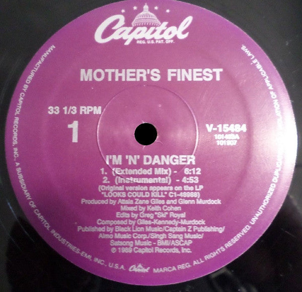 12": Mother's Finest - I'm 'N' Danger