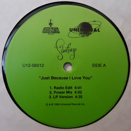 12" Single: Lina Santiago - Just Because I Love You