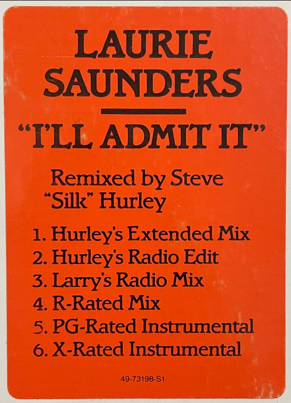 SEALED: 12": Laurie Saunders - I'll Admit It