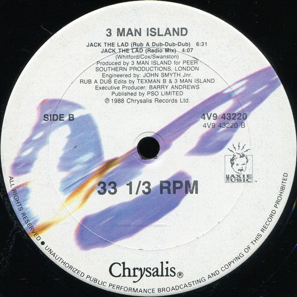 12": 3 Man Island - Jack The Lad