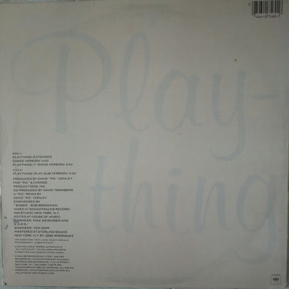 12" Single: Rebbie Jackson - Plaything