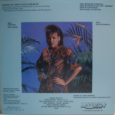 12" Single: Paradise - Who's Crying Now