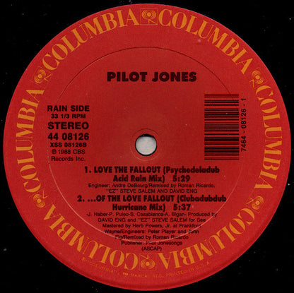 12" Single: Pilot Jones - Fall Out Of Love