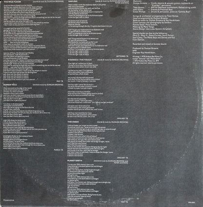 Duncan Browne - The Wild Places