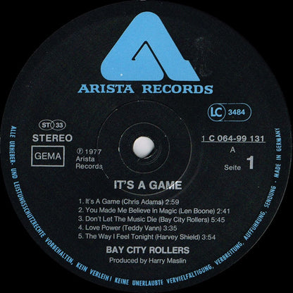 Bay City Rollers - It's A Game