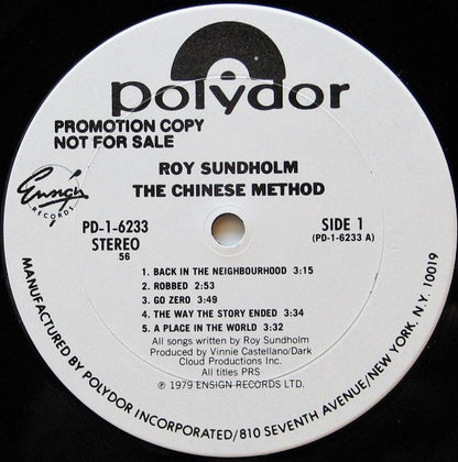 Roy Sundholm - The Chinese Method