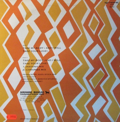 12" Single: Tracy Ackerman - Take My Body (And I Will Take Your Love)